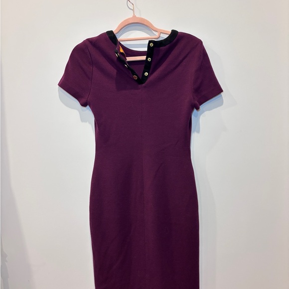 *Tory Burch Anthea Shift Short Sleeve Knit Dress S - Picture 5 of 9